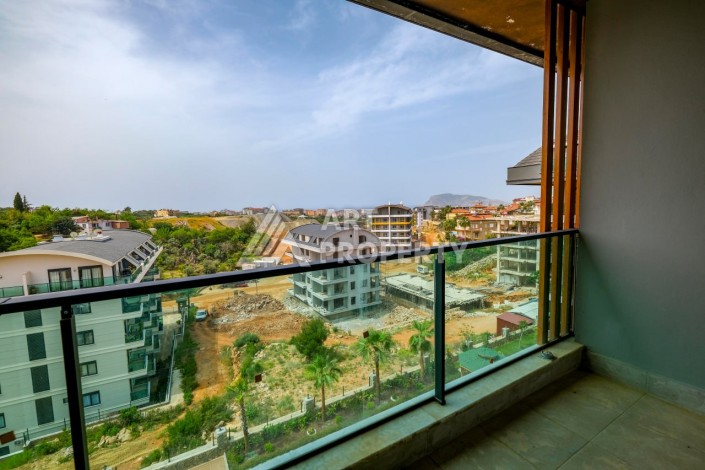 Пентхаус 2+1 с видом на море и крепость, 105 кв.м. Оба, Алания. - Ракурс 21