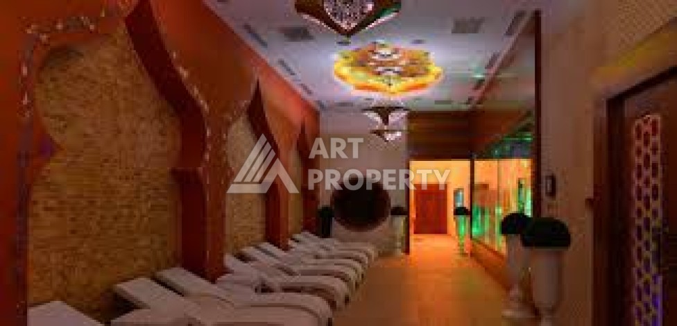 Квартира 1+1 с видом на море в элитной резиденции, 75 кв.м. Махмутлар, Алания - Ракурс 20