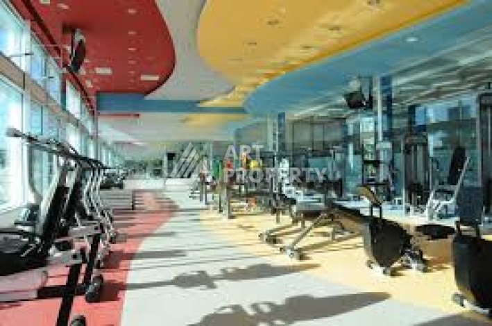 Квартира 1+1 с видом на море в элитной резиденции, 75 кв.м. Махмутлар, Алания - Ракурс 25