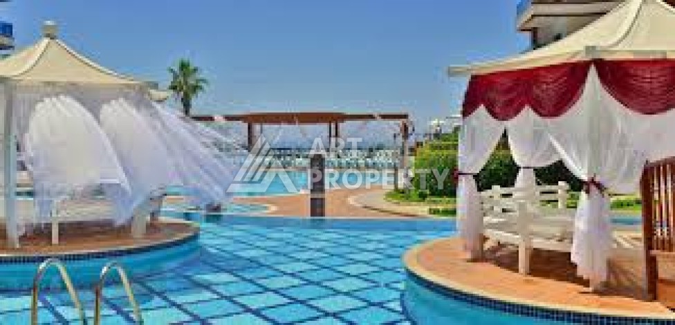 Квартира 1+1 с видом на море в элитной резиденции, 75 кв.м. Махмутлар, Алания - Ракурс 29