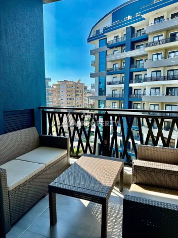 Меблированная квартира 1+1 в комплексе отельного типа, 55 кв.м. Махмутлар, Алания. - Ракурс 3