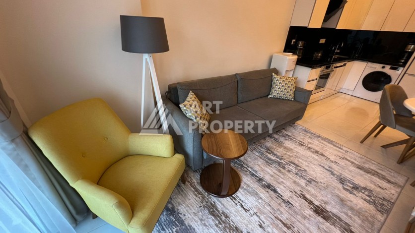 Меблированная квартира 1+1 в престижной резиденции, 55 кв.м. в Махмутларе - Ракурс 11