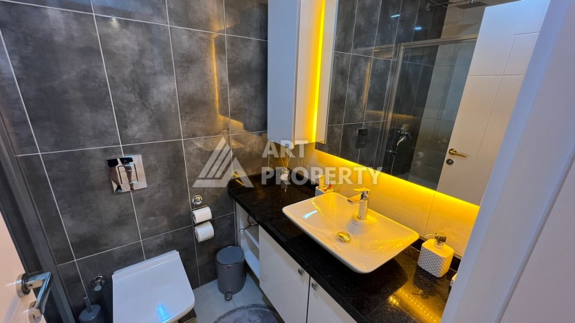 Меблированная квартира 1+1 в престижной резиденции, 55 кв.м. в Махмутларе - Ракурс 13