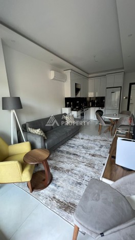 Меблированная квартира 1+1 в престижной резиденции, 55 кв.м. в Махмутларе - Ракурс 14