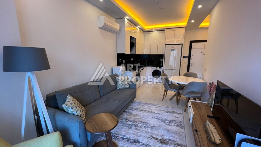 Меблированная квартира 1+1 в престижной резиденции, 55 кв.м. в Махмутларе - Ракурс 15