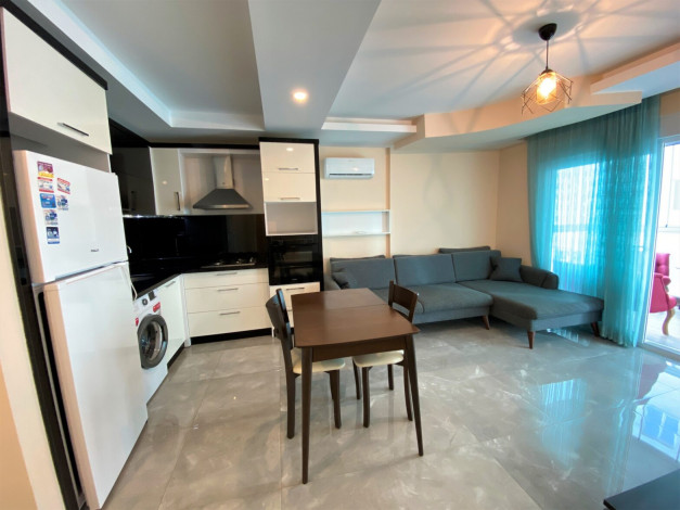 Двухкомнатная меблированная квартира в Махмутларе, Алания, 60 м2 - Ракурс 3