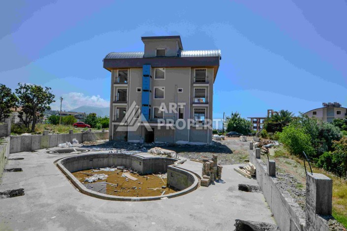 Дуплекс 3+1 с видом на море и крепость, 160 кв.м. Буюкхасбахче, Алания. - Ракурс 2