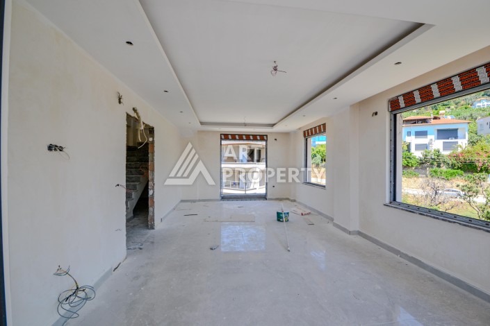 Дуплекс 3+1 с видом на море и крепость, 160 кв.м. Буюкхасбахче, Алания. - Ракурс 6