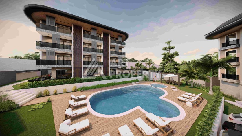 Дуплекс 3+1 с видом на море и крепость, 160 кв.м. Буюкхасбахче, Алания. - Ракурс 19