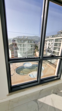 Квартира 2+1 в новом комплексе, 80 кв.м. Оба, Алания - Ракурс 11