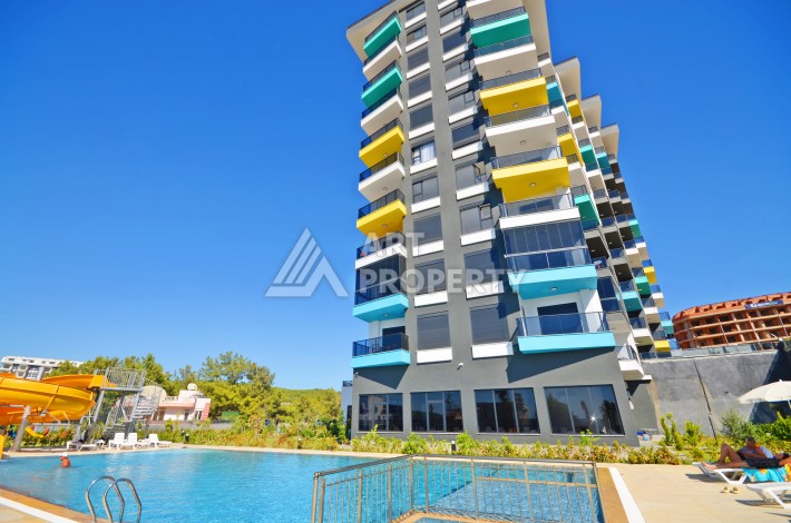 Квартира 1+1 с видом на море и лес в Авсалларе, 55 кв.м. - Ракурс 2