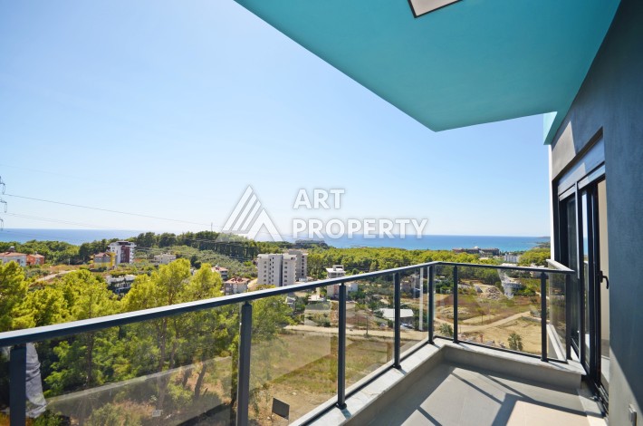 Квартира 1+1 с видом на море и лес в Авсалларе, 55 кв.м. - Ракурс 12