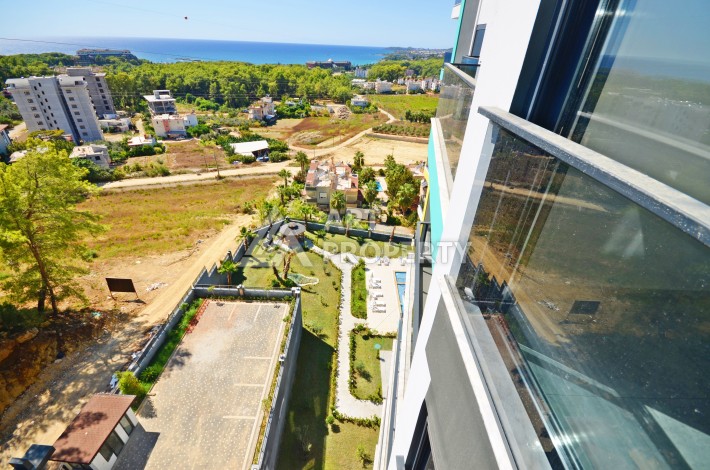 Квартира 1+1 с видом на море и лес в Авсалларе, 55 кв.м. - Ракурс 18