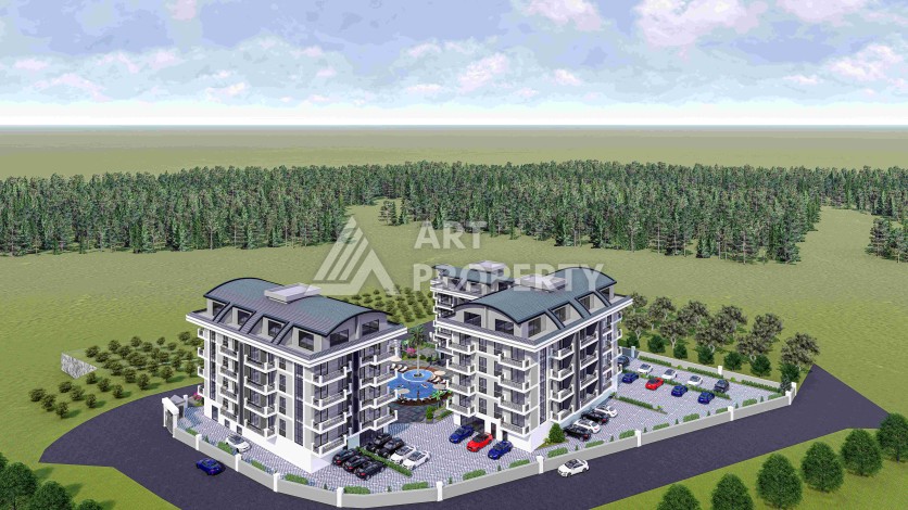 Дуплекс 2+1, 90 кв.м. по супер-цене! Оба, Алания - Ракурс 30