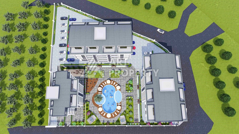 Дуплекс 2+1, 90 кв.м. по супер-цене! Оба, Алания - Ракурс 31