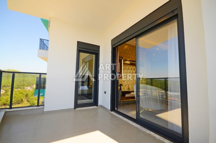 Роскошная квартира 1+1 в районе Авсаллар с видом на море, 55 кв.м. - Ракурс 5