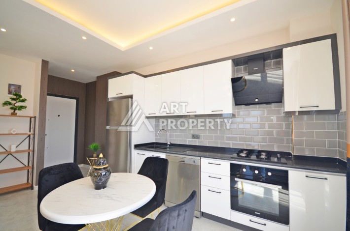 Роскошная квартира 1+1 в районе Авсаллар с видом на море, 55 кв.м. - Ракурс 8