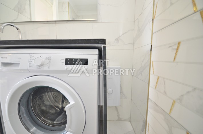 Роскошная квартира 1+1 в районе Авсаллар с видом на море, 55 кв.м. - Ракурс 12