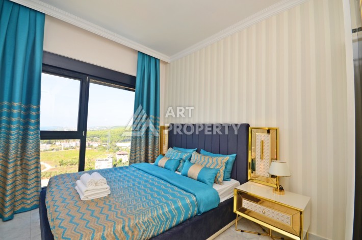 Роскошная квартира 1+1 в районе Авсаллар с видом на море, 55 кв.м. - Ракурс 15