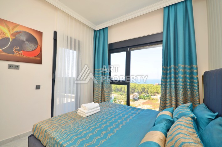 Роскошная квартира 1+1 в районе Авсаллар с видом на море, 55 кв.м. - Ракурс 17