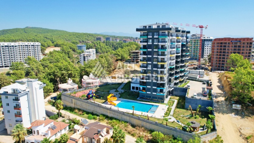 Квартира 1+1 с выходом в сад, 57 кв.м. в Авсалларе - Ракурс 26