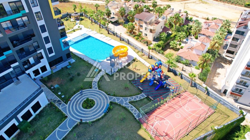 Квартира 1+1 с выходом в сад, 57 кв.м. в Авсалларе - Ракурс 27