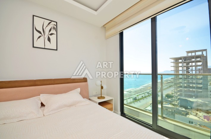 Квартира 2+1 с видом на море в Махмутларе, 80 кв.м. - Ракурс 14