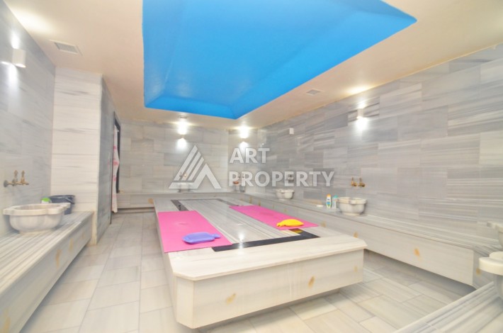 Квартира 2+1 с видом на море в Махмутларе, 80 кв.м. - Ракурс 16