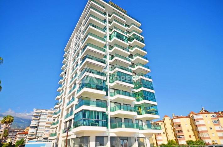 Квартира 2+1 с видом на море в Махмутларе, 80 кв.м. - Ракурс 17