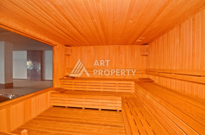 Квартира 2+1 с видом на море в Махмутларе, 80 кв.м. - Ракурс 26