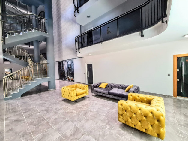 Трехкомнатная квартира с красивым видом на море и горы в Махмутлар, 180 м2 - Ракурс 25