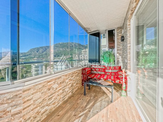 Меблированная квартира 2+1 с видом на море, 120 кв.м. Махмутлар, Алания - Ракурс 5