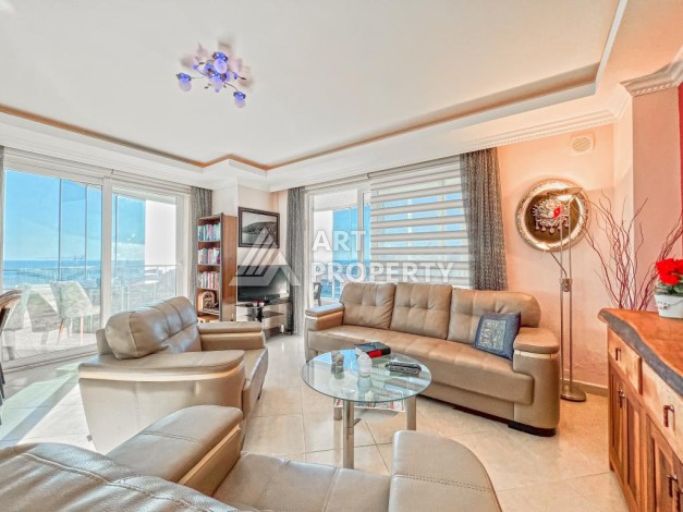 Меблированная квартира 2+1 с видом на море, 120 кв.м. Махмутлар, Алания - Ракурс 11