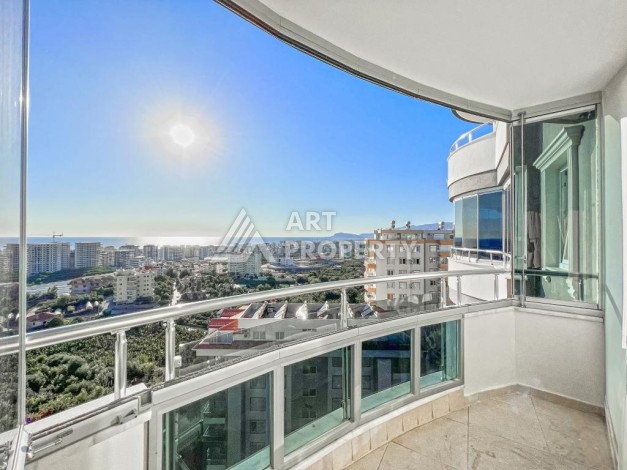 Меблированная квартира 2+1 с видом на море, 120 кв.м. Махмутлар, Алания - Ракурс 14