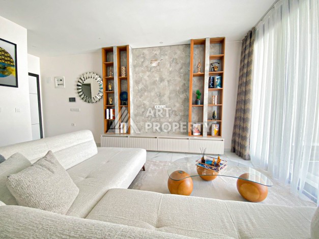 Садовый дуплекс 2+1 в новом комплексе, 500 м до моря. Авсаллар, Алания - Ракурс 9