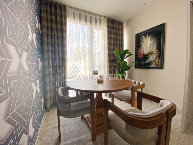 Садовый дуплекс 2+1 в новом комплексе, 500 м до моря. Авсаллар, Алания - Ракурс 14