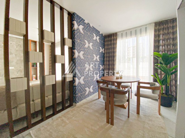 Садовый дуплекс 2+1 в новом комплексе, 500 м до моря. Авсаллар, Алания - Ракурс 19