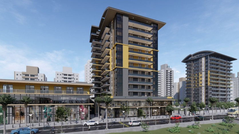 Четырехкомнатная квартира с красивым видом на море и горы в Махмутлар, 180 м2 - Ракурс 5