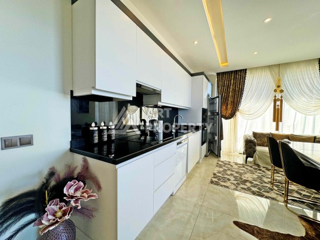 Квартира 2+1 на первой береговой линии, 80 кв.м. Махмутлар, Алания. - Ракурс 7