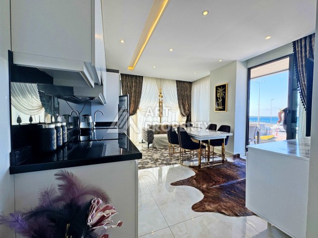 Квартира 2+1 на первой береговой линии, 80 кв.м. Махмутлар, Алания. - Ракурс 8