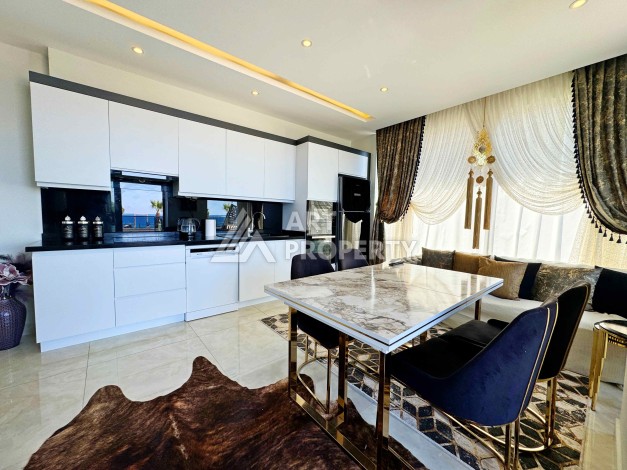 Квартира 2+1 на первой береговой линии, 80 кв.м. Махмутлар, Алания. - Ракурс 9