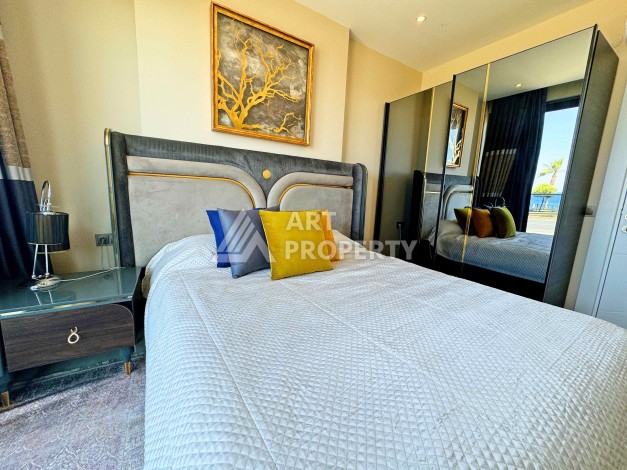 Квартира 2+1 на первой береговой линии, 80 кв.м. Махмутлар, Алания. - Ракурс 17