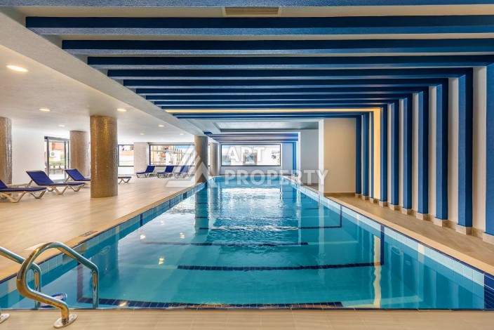 Квартира 2+1 на первой береговой линии, 80 кв.м. Махмутлар, Алания. - Ракурс 21