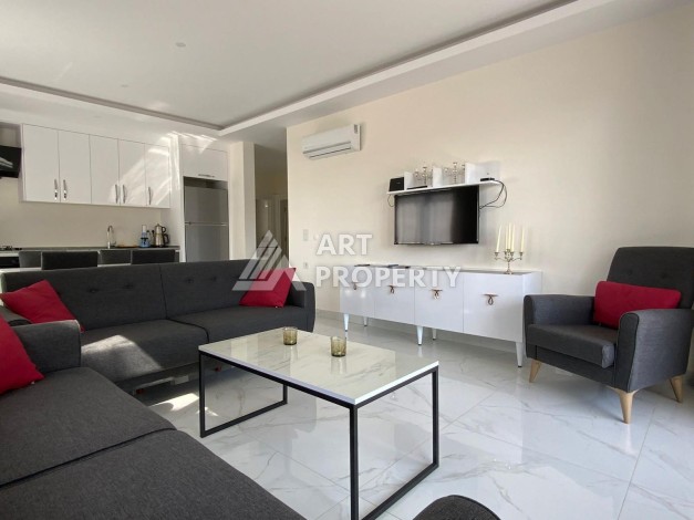 Меблированная квартира 2+1 в районе Тепе, 90 кв.м. - Ракурс 2