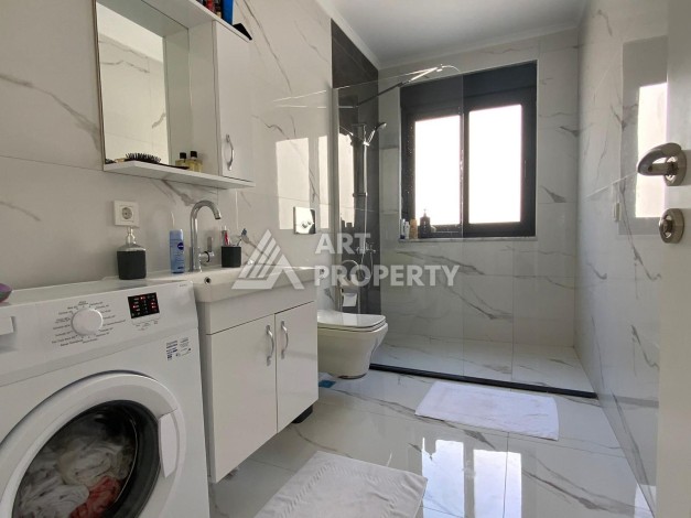 Меблированная квартира 2+1 в районе Тепе, 90 кв.м. - Ракурс 11