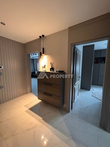 Дизайнерская квартира 2+1 с панорамным видом, 90 кв.м Тепе, Алания. - Ракурс 4