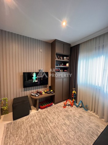 Дизайнерская квартира 2+1 с панорамным видом, 90 кв.м Тепе, Алания. - Ракурс 12