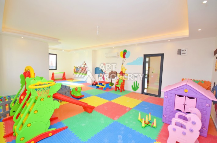 Квартира 1+1 в престижном комплексе, 46 кв.м. Авсаллар, Алания - Ракурс 7