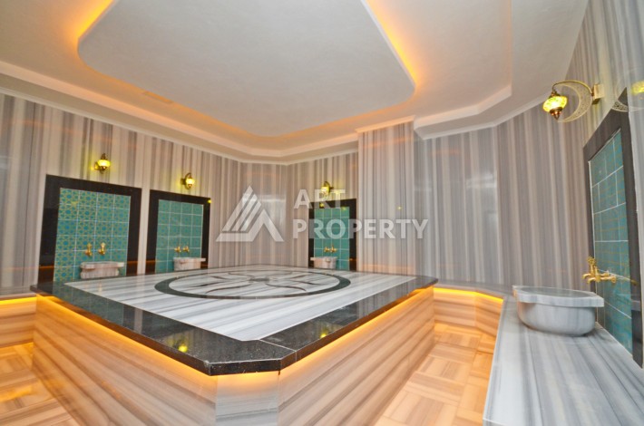 Квартира 1+1 в престижном комплексе, 46 кв.м. Авсаллар, Алания - Ракурс 8