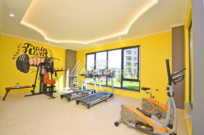 Квартира 1+1 в престижном комплексе, 46 кв.м. Авсаллар, Алания - Ракурс 9